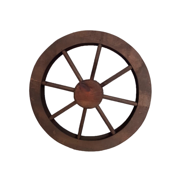 Roda de Carroça decorativa